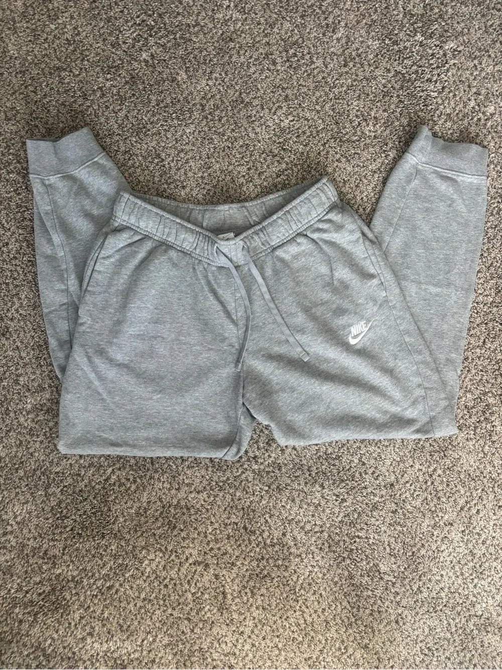 Nike Light Gray Hoodie and Joggers Sweat Set